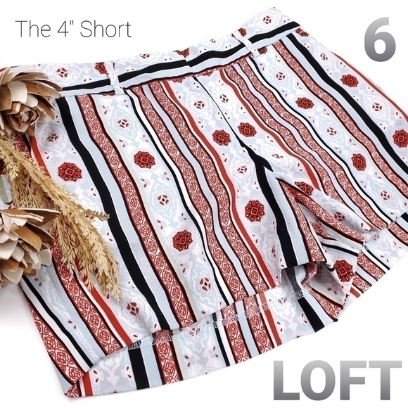 New Loft 4" Inch Short Sz 6 - Picture 1 of 12